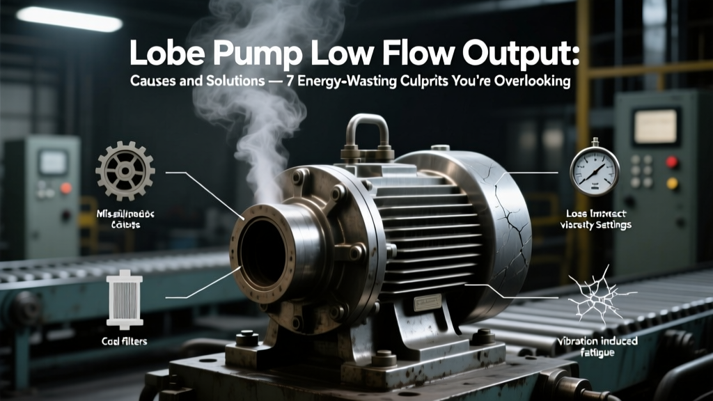Lobe Pump Low Flow Output: Causes and Solutions — 7 Energy-Wasting Culprits You’re Overlooking (and How Fixing Them Slashes Power Use by 18–32% in Real-World Installations)