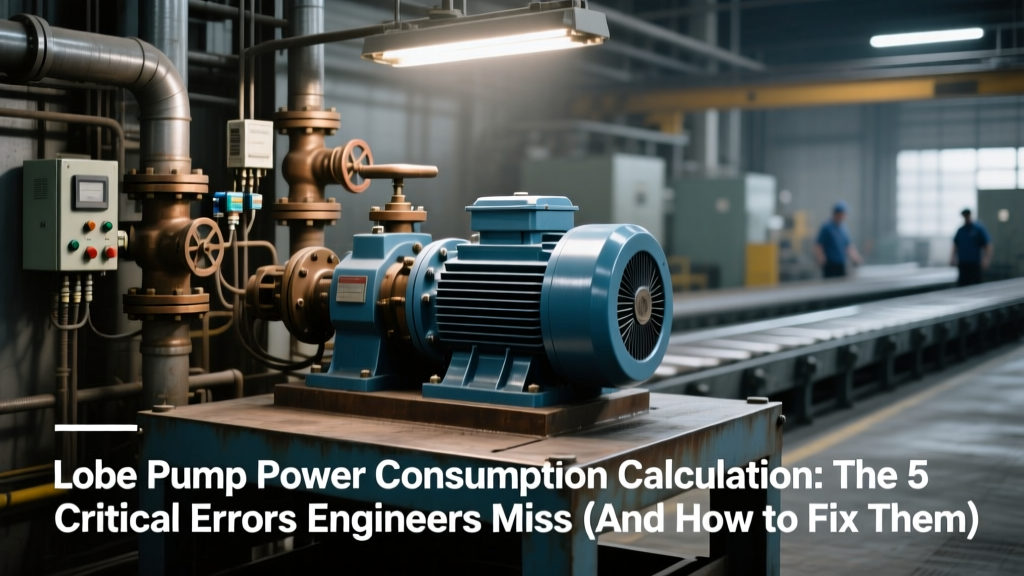 Lobe Pump Power Consumption Calculation: The 5 Critical Errors Engineers Miss (And How to Fix Them Before Your Motor Overheats or Your Energy Bill Spikes)