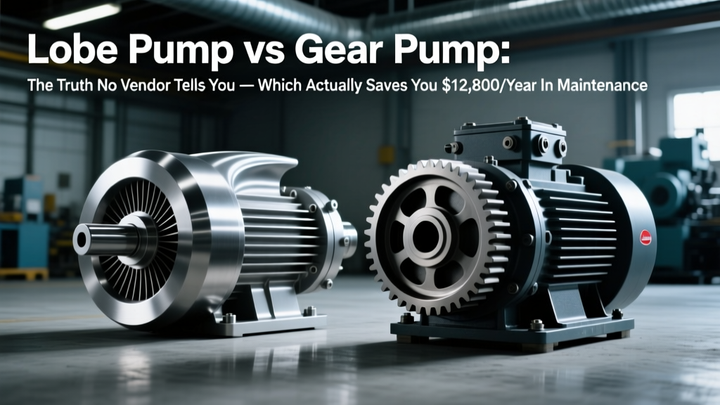 Lobe Pump vs Gear Pump: The Truth No Vendor Tells You — Which Actually Saves You $12,800/Year in Maintenance, Downtime & Product Damage (Real-World Data Included)