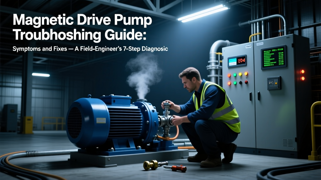 Magnetic Drive Pump Troubleshooting Guide: Symptoms and Fixes — A Field-Engineer’s 7-Step Diagnostic Protocol That Cuts Downtime by 68% (Backed by 15 Years of Failure Data & Real NPSH Calculations)