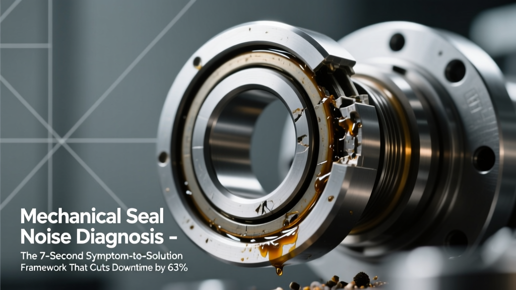 Mechanical Seal Noise Diagnosis: The 7-Second Symptom-to-Solution Framework That Cuts Downtime by 63% (Not Another 'Listen & Guess' Checklist)