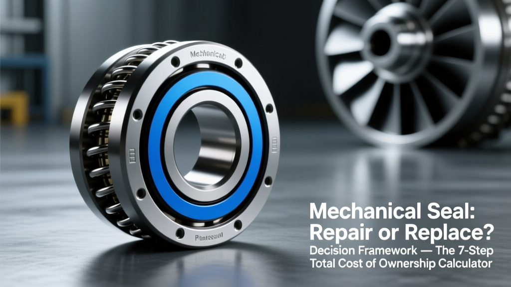Mechanical Seal: Repair or Replace? Decision Framework — The 7-Step Total Cost of Ownership Calculator That Prevents $42K in Hidden Downtime Costs (Based on API RP 682 & Field Data from 127 Pump Installations)