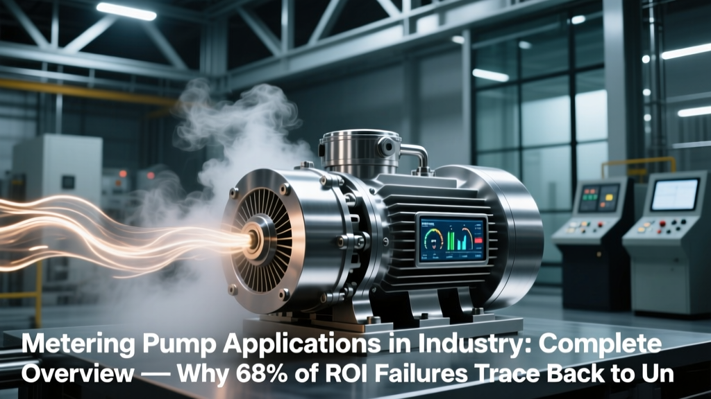 Metering Pump Applications in Industry: Complete Overview — Why 68% of ROI Failures Trace Back to Undersized Pumps, Wrong Material Selection, or Ignored NPSH Margins (Real-World Cost Breakdown Inside)