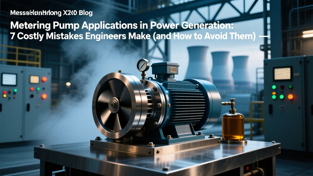 Metering Pump Applications in Power Generation: 7 Costly Mistakes Engineers Make (and How to Avoid Them Before Your Next Turbine Trip or Radiation Release)