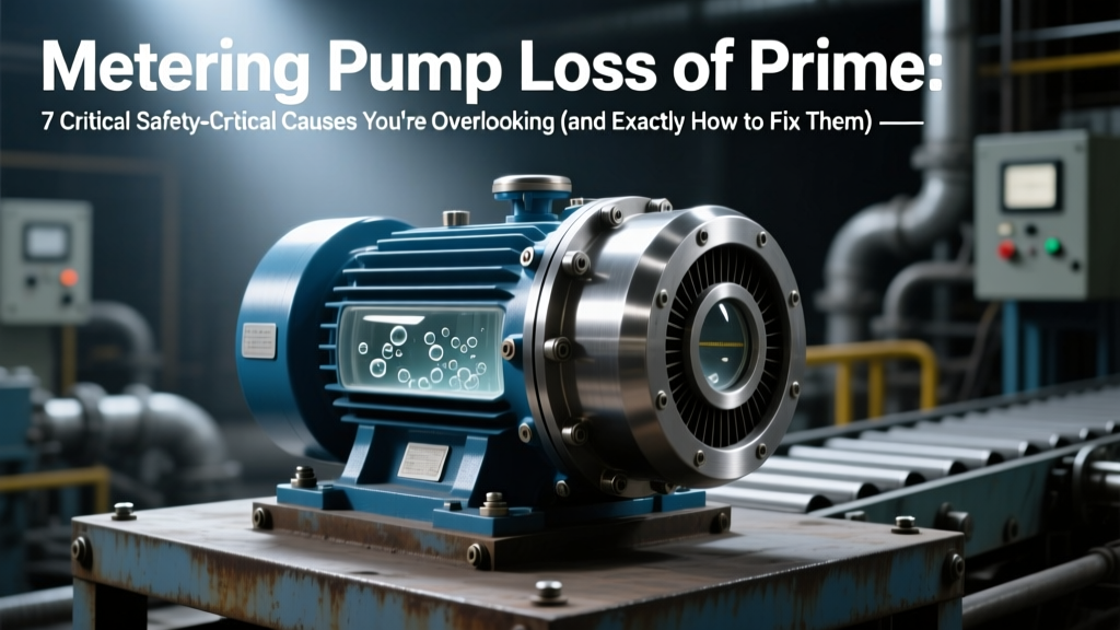 Metering Pump Loss of Prime: 7 Critical Safety-Critical Causes You’re Overlooking (and Exactly How to Diagnose & Fix Each One Before OSHA or EPA Compliance Is Compromised)