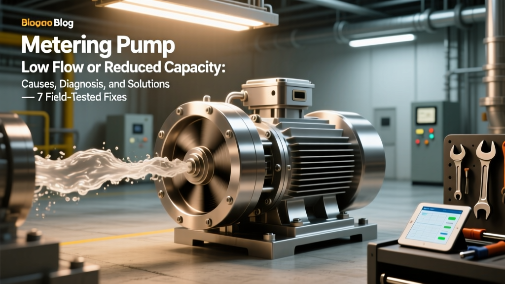 Metering Pump Low Flow or Reduced Capacity: Causes, Diagnosis, and Solutions — 7 Field-Tested Fixes You Can Apply Before Lunch (No Special Tools Required)