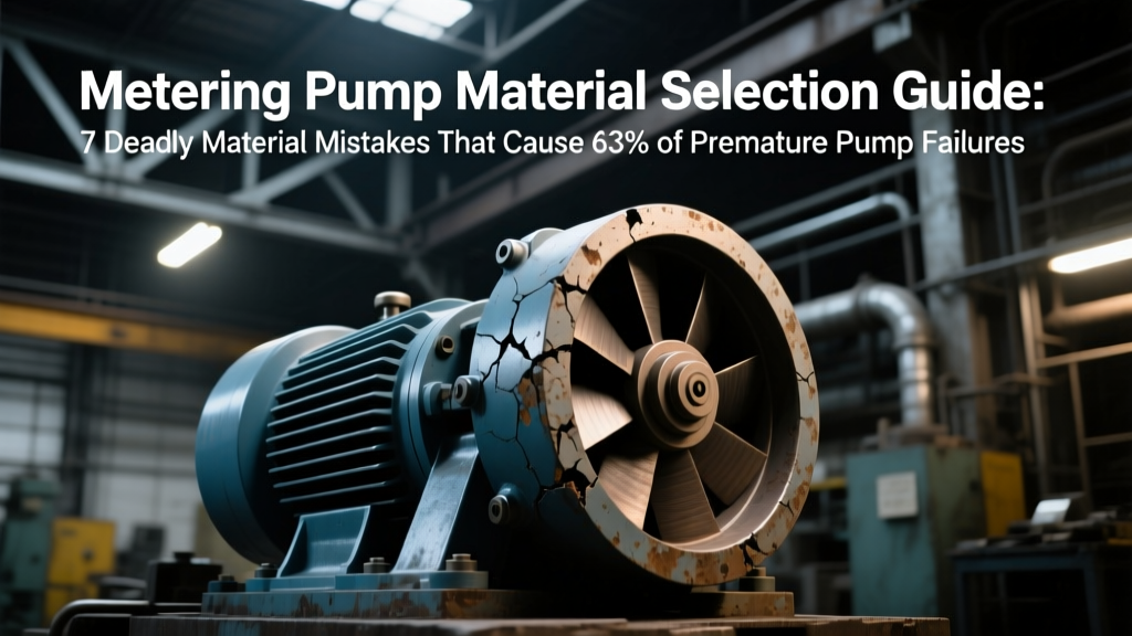 Metering Pump Material Selection Guide: 7 Deadly Material Mistakes That Cause 63% of Premature Pump Failures (And Exactly How to Avoid Each One in Your Next Installation)