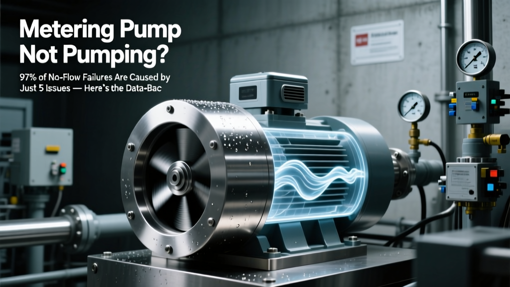 Metering Pump Not Pumping? 97% of No-Flow Failures Are Caused by Just 5 Issues — Here’s the Data-Backed Diagnostic Flowchart That Fixes Them in Under 12 Minutes (With Real Field Failure Rates & ISO 5199 Compliance Checks)
