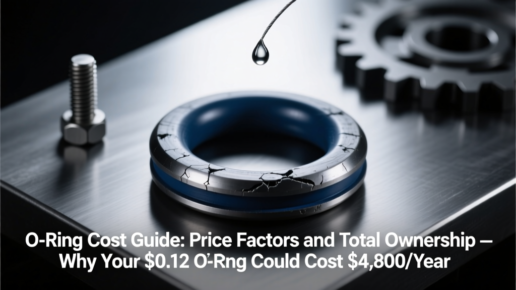 O-Ring Cost Guide: Price Factors and Total Ownership — Why Your $0.12 O-Ring Could Cost $4,800/Year in Downtime (And How to Calculate Real TCO Before You Spec)