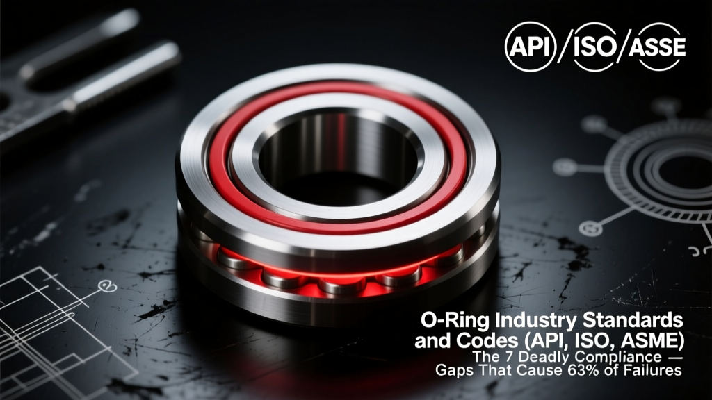 O-Ring Industry Standards and Codes (API, ISO, ASME): The 7 Deadly Compliance Gaps That Cause 63% of Sealing Failures in Critical Service — And How Modern Material Science + Digital Traceability Close Them