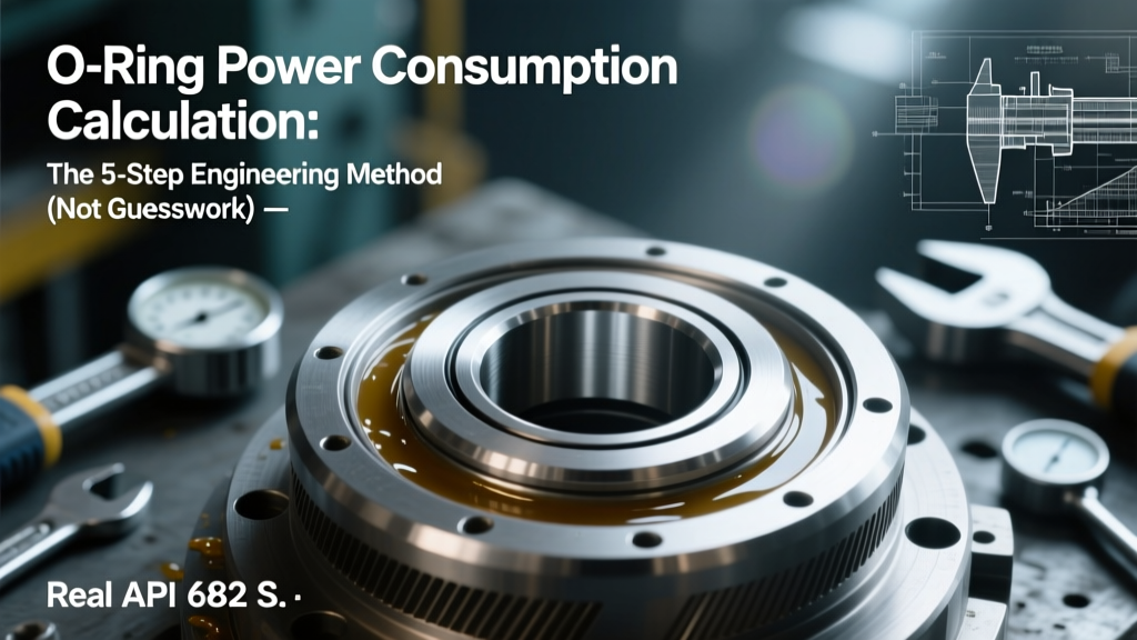 O-Ring Power Consumption Calculation: The 5-Step Engineering Method (Not Guesswork) — Real API 682 Seal Plan Data, Unit-Checked Formulas, and 3 Immediate Energy Savings You Can Apply Before Lunch