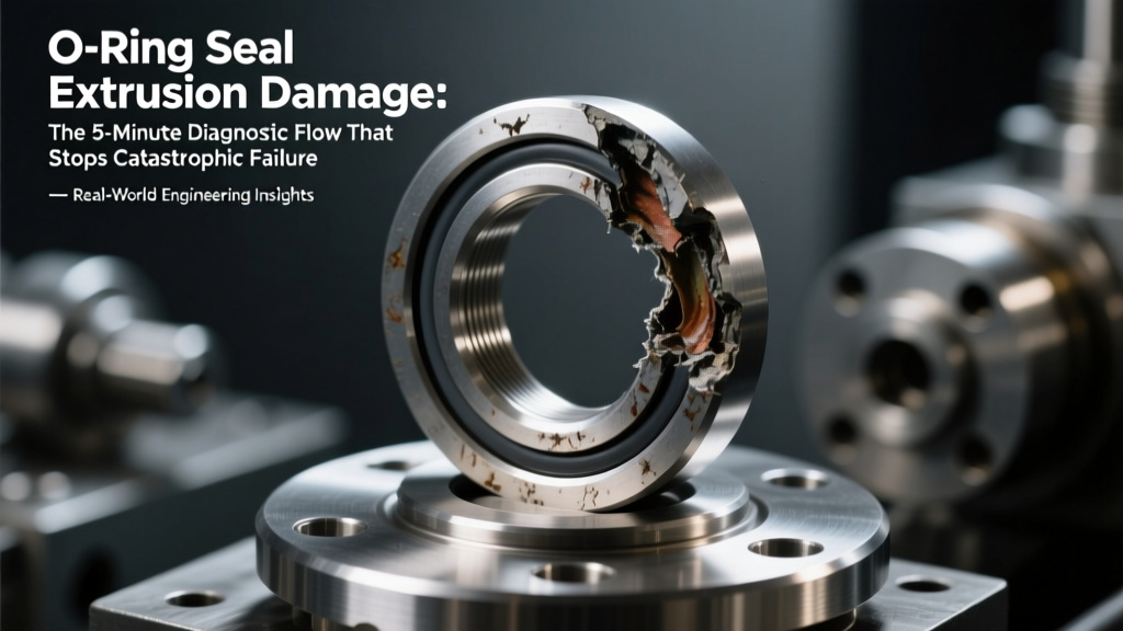O-Ring Seal Extrusion Damage: The 5-Minute Diagnostic Flow That Stops Catastrophic Failure — Real-World Clearance Calculations, Pressure Thresholds, and Why 73% of 'Routine' Replacements Miss the Root Cause