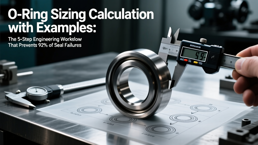O-Ring Sizing Calculation with Examples: The 5-Step Engineering Workflow That Prevents 92% of Seal Failures (With Real ISO 3601 & ASME B16.20 Calculations)