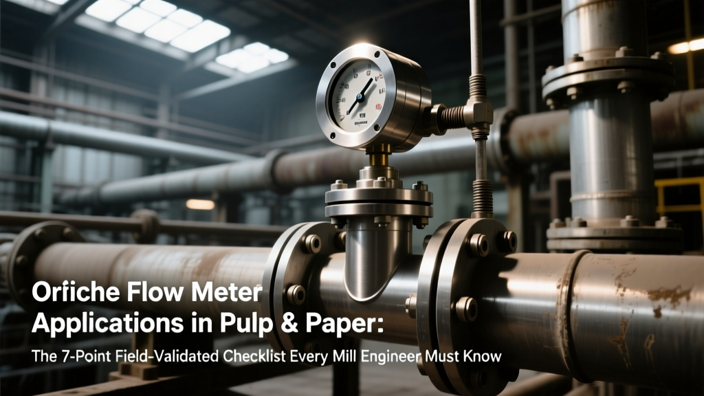 Orifice Flow Meter Applications in Pulp & Paper: The 7-Point Field-Validated Checklist Every Mill Engineer Overlooks (Corrosion, Slurry, and Pressure Drop Included)