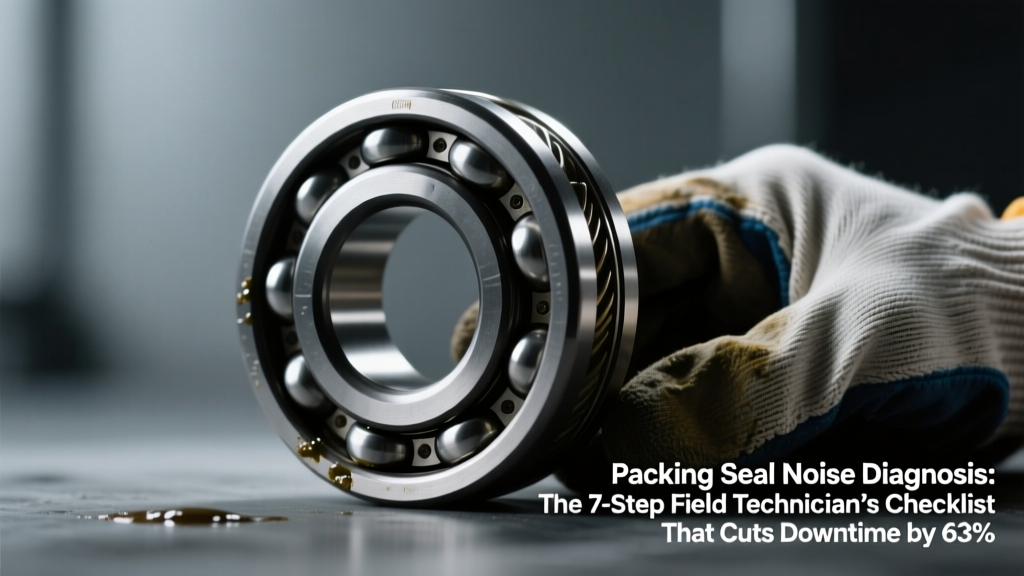 Packing Seal Noise Diagnosis: The 7-Step Field Technician’s Checklist That Cuts Downtime by 63% (Backed by API 682 Failure Data & Real Pump Station Audits)