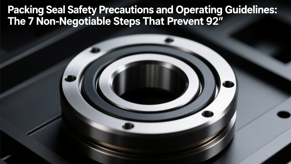Packing Seal Safety Precautions and Operating Guidelines: The 7 Non-Negotiable Steps That Prevent 92% of Catastrophic Seal Failures (and Why Your Energy Audit Starts Here)