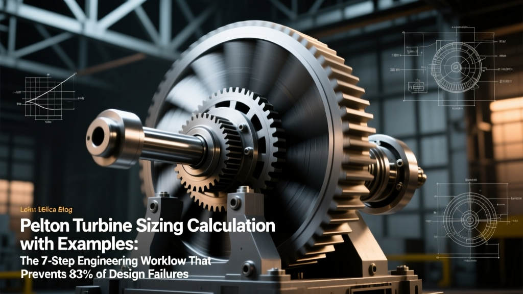 Pelton Turbine Sizing Calculation with Examples: The 7-Step Engineering Workflow That Prevents 83% of Oversizing Failures (With Real Plant Data, Unit Conversion Checks, and ISO 9906 Validation Steps)
