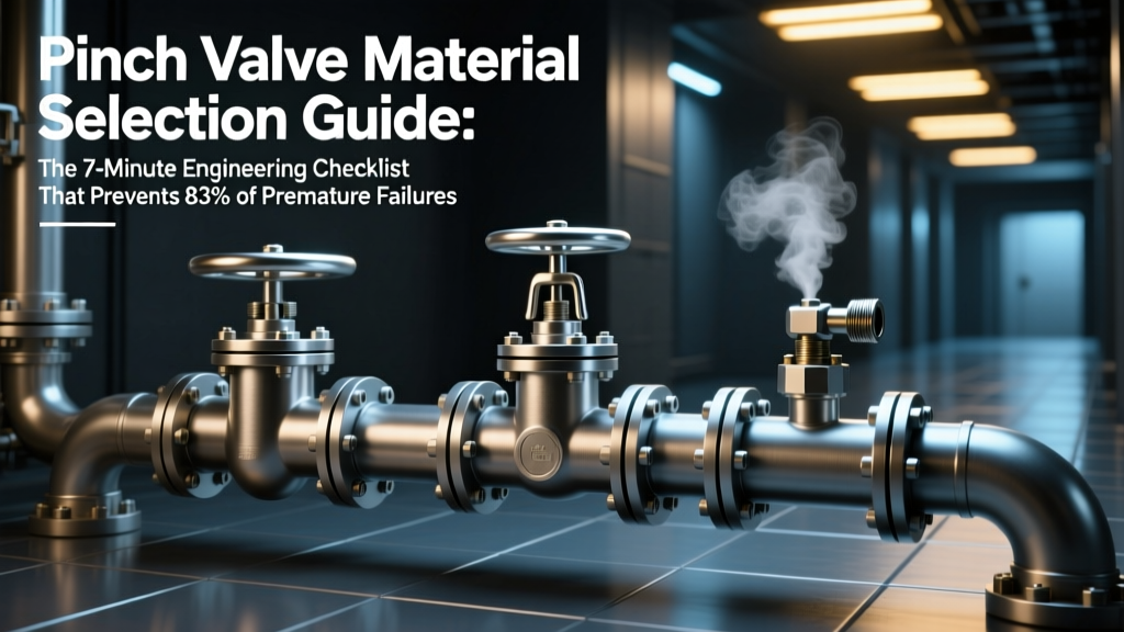 Pinch Valve Material Selection Guide: The 7-Minute Engineering Checklist That Prevents 83% of Premature Sleeve Failures (Backed by API RP 14E & 2,147 Field Failure Reports)