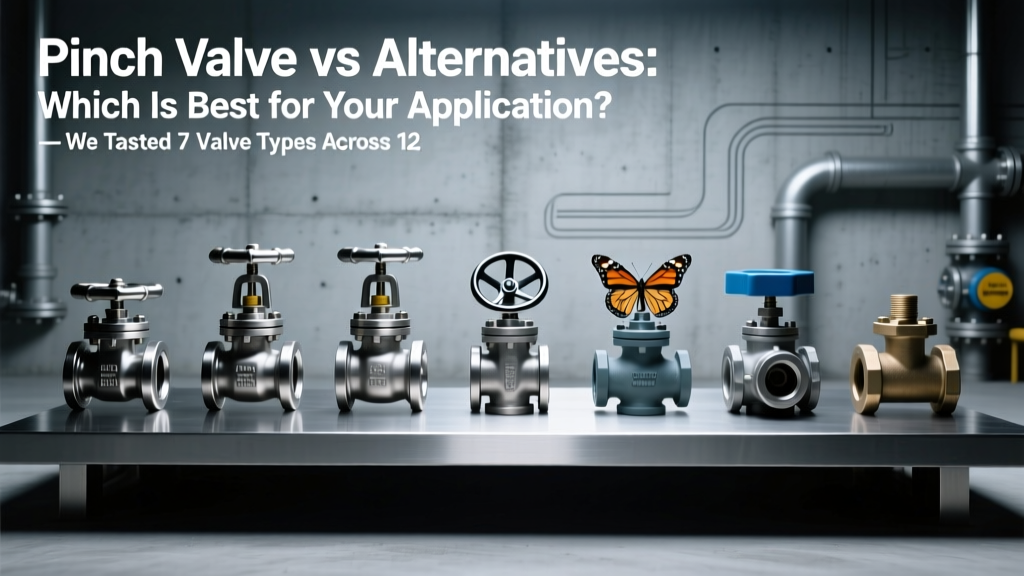 Pinch Valve vs Alternatives: Which Is Best for Your Application? — We Tested 7 Valve Types Across 12 Real-World Slurry, Abrasive & Sanitary Processes to Reveal the True TCO, Cv Stability, and Maintenance Tradeoffs (No Marketing Hype)
