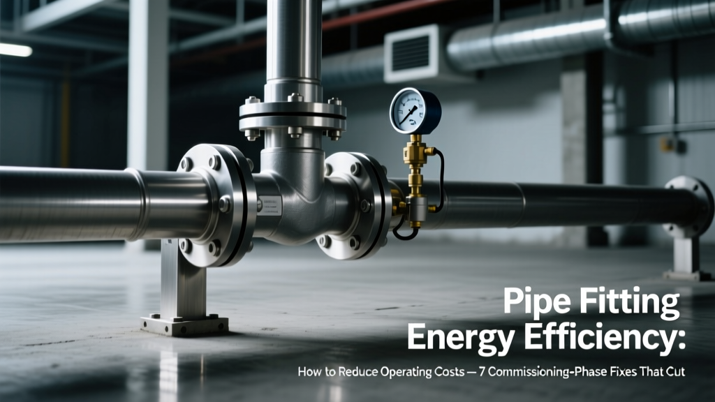 Pipe Fitting Energy Efficiency: How to Reduce Operating Costs — 7 Commissioning-Phase Fixes That Cut Pump Energy Use by 22–41% (ASME B31.3-Validated, Real-Plant Data)