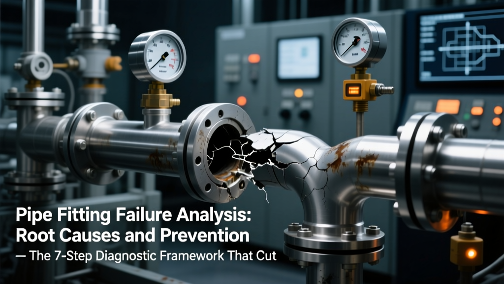 Pipe Fitting Failure Analysis: Root Causes and Prevention — The 7-Step Diagnostic Framework That Cuts Investigation Time by 62% (Based on 142 ASME B31.3-Certified Field Cases)