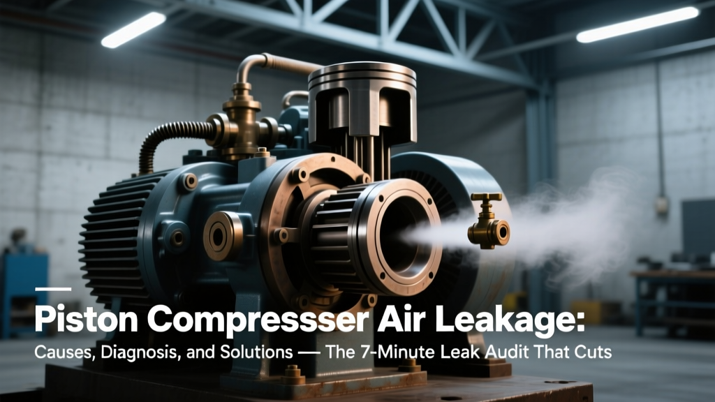 Piston Compressor Air Leakage: Causes, Diagnosis, and Solutions — The 7-Minute Leak Audit That Cuts Your Energy Bill by 18–32% (Real-World Calculations Included)