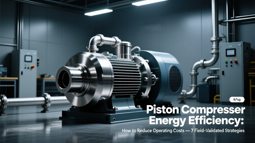Piston Compressor Energy Efficiency: How to Reduce Operating Costs — 7 Field-Validated Strategies That Cut kWh by 22–38% (Including VFD Integration, Leak-Driven System Optimization, and ASME-Compliant Maintenance Protocols)
