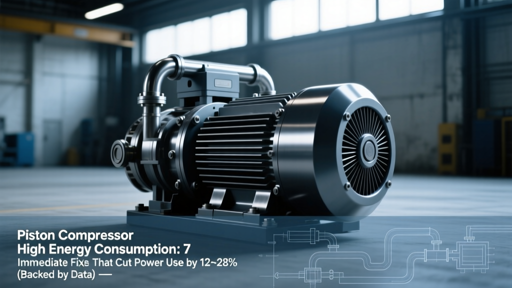 Piston Compressor High Energy Consumption: 7 Immediate Fixes That Cut Power Use by 12–28% (Backed by ISO 8573 & ASME PCC-2 Field Data)