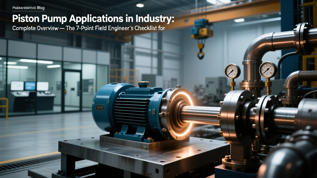 Piston Pump Applications in Industry: Complete Overview — The 7-Point Field Engineer’s Checklist for Selecting, Specifying, and Troubleshooting Axial & Radial Piston Pumps Across Oil & Gas, Chemical, Water, Power, and HVAC Systems