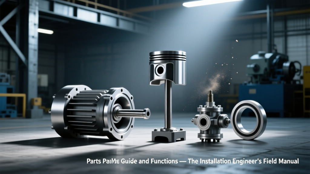 Piston Pump Components: Parts Guide and Functions — The Installation Engineer’s Field Manual (Not the Catalog Sheet): What Every Commissioning Tech Gets Wrong About Seals, Bearings, and NPSH-Sensitive Valving Before Startup