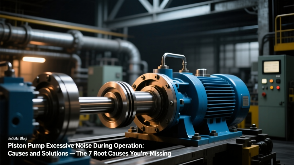 Piston Pump Excessive Noise During Operation: Causes and Solutions — The 7 Root Causes You’re Missing (Plus Diagnostic Flowchart, Real-World Case Fixes, and ISO 5136-Compliant Prevention Protocol)