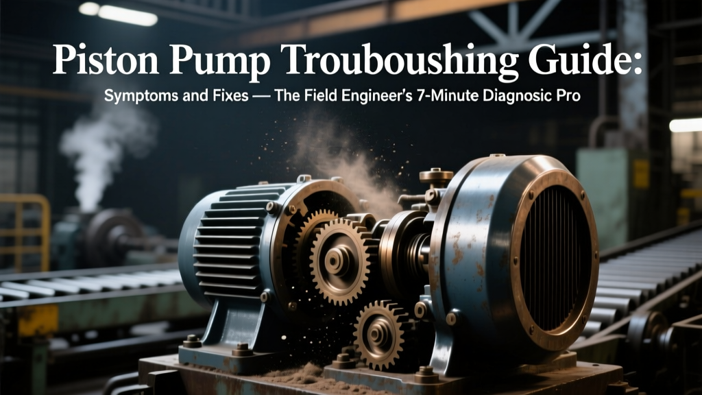 Piston Pump Troubleshooting Guide: Symptoms and Fixes — The Field Engineer’s 7-Minute Diagnostic Protocol (No Guesswork, No Downtime, Just Root-Cause Clarity)
