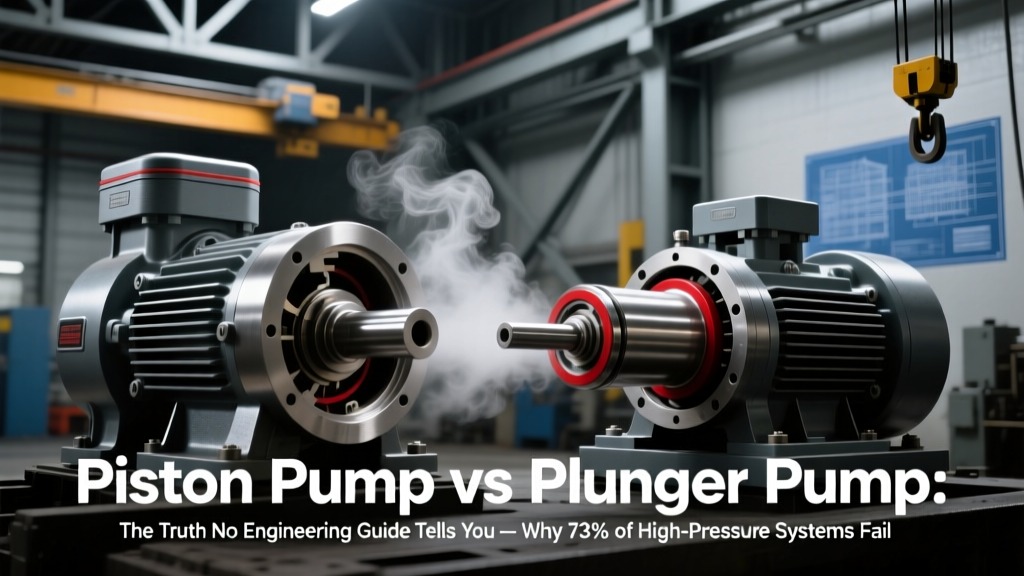 Piston Pump vs Plunger Pump: The Truth No Engineering Guide Tells You — Why 73% of High-Pressure System Failures Trace Back to This One Misclassification (and How to Fix It in 4 Minutes)