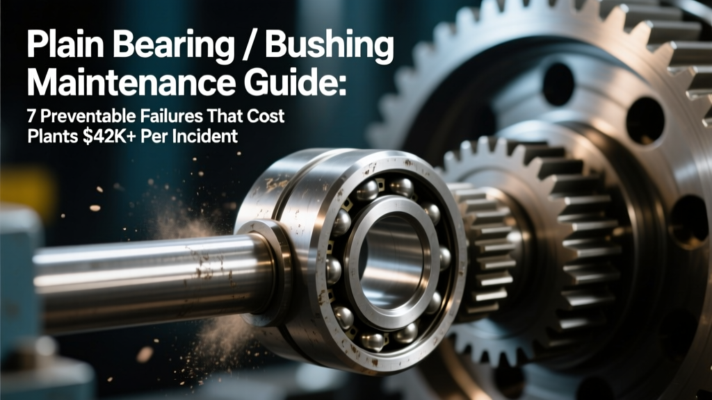 Plain Bearing / Bushing Maintenance Guide: 7 Preventable Failures That Cost Plants $42K+ Per Incident (And Exactly How to Stop Them Before They Start)
