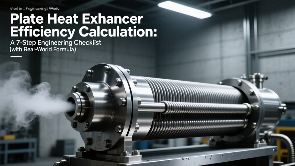 Plate Heat Exchanger Efficiency Calculation: A 7-Step Engineering Checklist (with Real-World Formulas, Unit Conversions, and TEMA-Compliant Worked Examples)