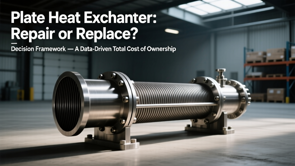 Plate Heat Exchanger: Repair or Replace? Decision Framework — A Data-Driven Total Cost of Ownership Calculator That Reveals When 'Fix It' Costs More Than 'Swap It' (With Real Plant Downtime Benchmarks & ISO 15143-2 Compliance Guidance)