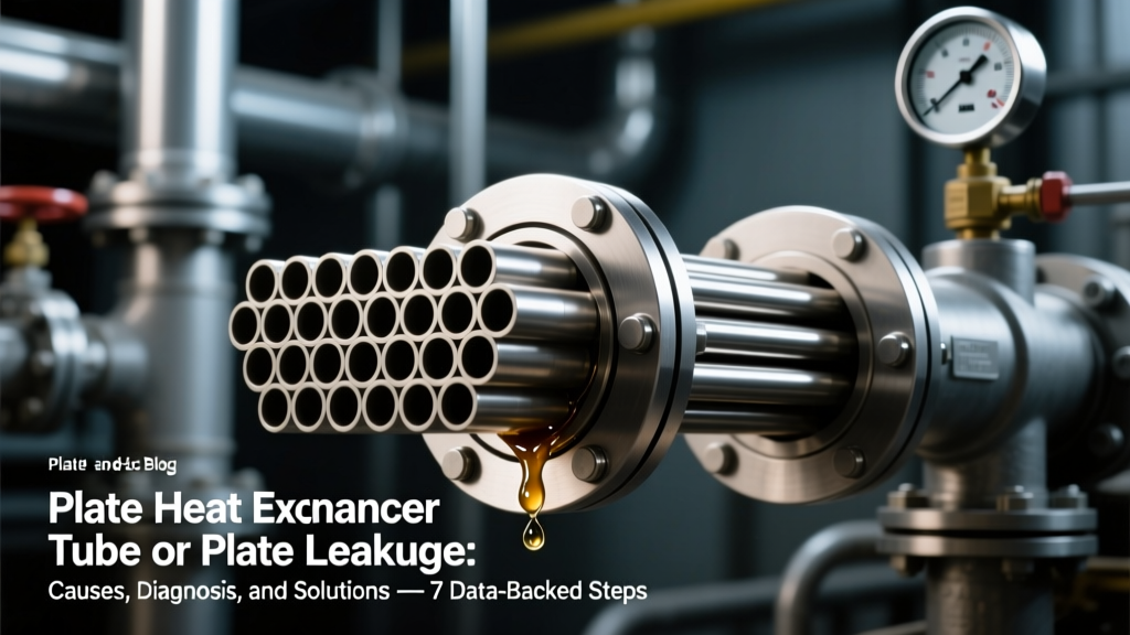 Plate Heat Exchanger Tube or Plate Leakage: Causes, Diagnosis, and Solutions — 7 Data-Backed Steps to Stop Leaks in Under 90 Minutes (Without Replacing the Entire Unit)