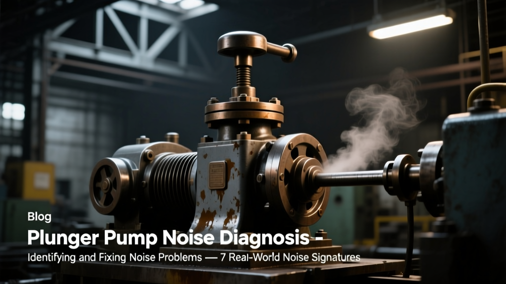 Plunger Pump Noise Diagnosis: Identifying and Fixing Noise Problems — 7 Real-World Noise Signatures You’re Misdiagnosing Right Now (and Exactly How Each One Maps to Cavitation, Valve Failure, or Foundation Resonance)