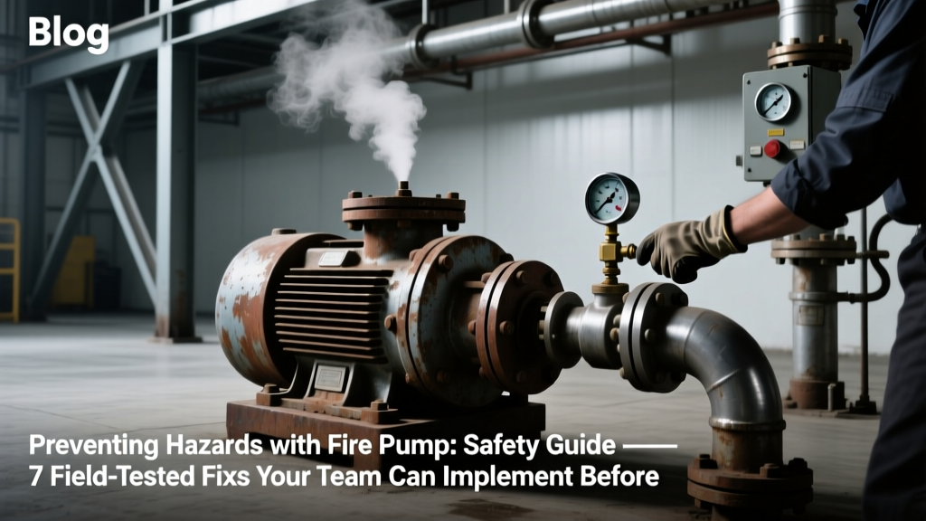 Preventing Hazards with Fire Pump: Safety Guide — 7 Field-Tested Fixes Your Team Can Implement Before Next Inspection (No Engineering Degree Required)