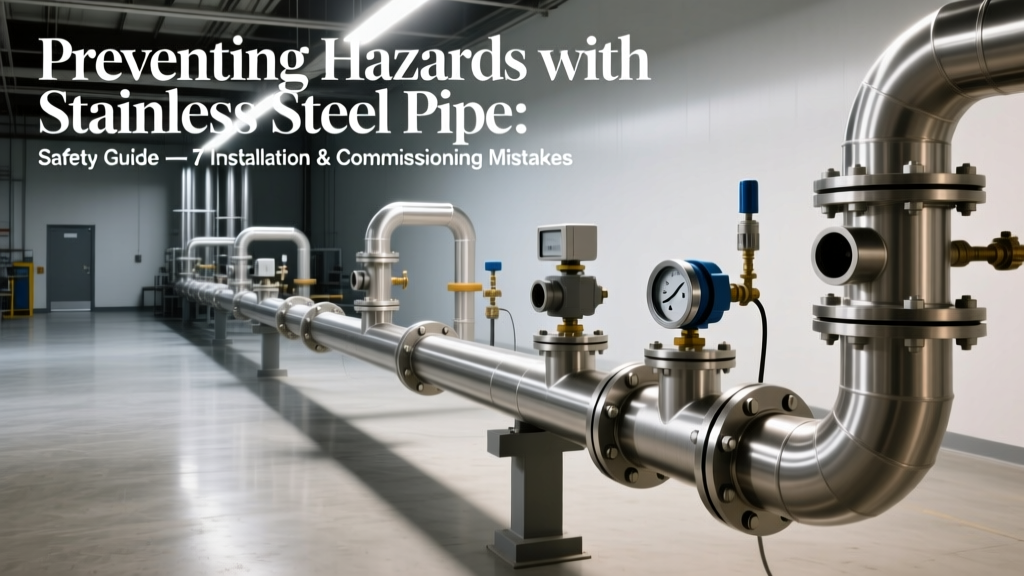 Preventing Hazards with Stainless Steel Pipe: Safety Guide — 7 Installation & Commissioning Mistakes That Cause Overpressure, Cavitation, Leakage, and Mechanical Failure (and Exactly How to Stop Them Before Startup)