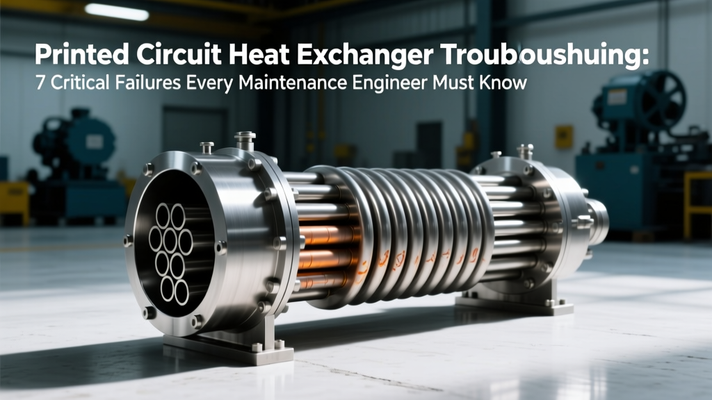 Printed Circuit Heat Exchanger Troubleshooting: 7 Critical Failures Every Maintenance Engineer Overlooks (And How to Fix Them Before Downtime Costs $28K/hr in Process Plants)