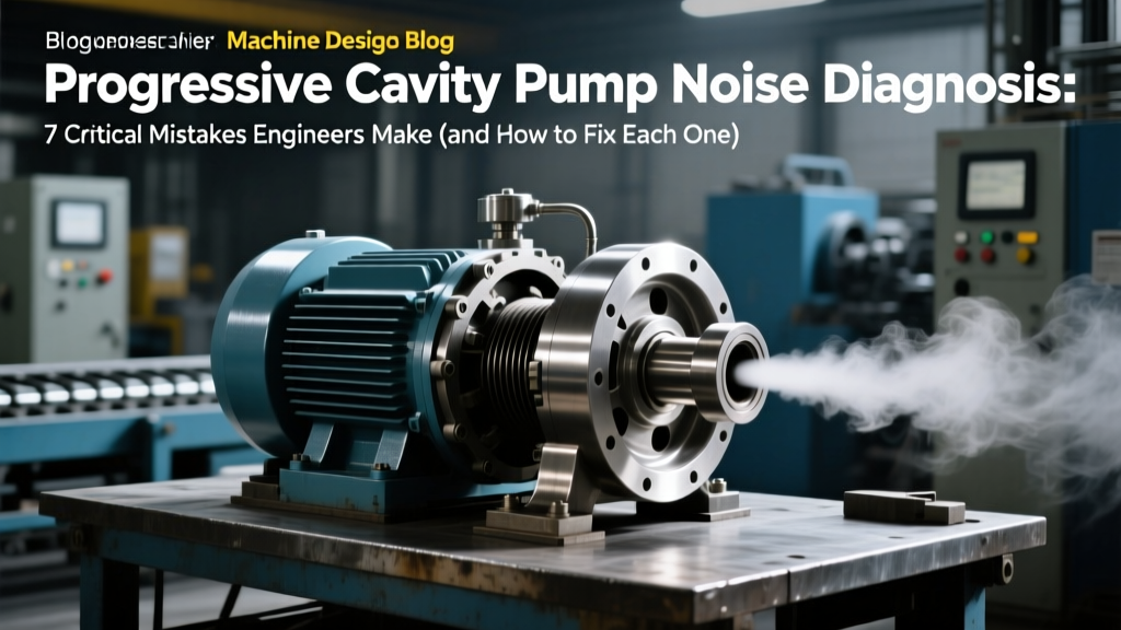Progressive Cavity Pump Noise Diagnosis: 7 Critical Mistakes Engineers Make (and How to Fix Each One Before Bearing Failure Occurs) — A Field-Tested Diagnostic Flow for PCP Operators