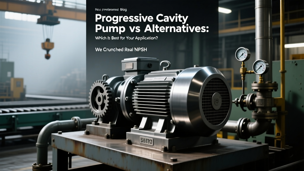 Progressive Cavity Pump vs Alternatives: Which Is Best for Your Application? — We Crunched Real NPSH, Efficiency, and TCO Data Across 7 Pump Types (Including Gear, Diaphragm, Lobe & Centrifugal) to Show Exactly Where PCPs Win—and Where They Cost You 37% More in Maintenance Over 5 Years