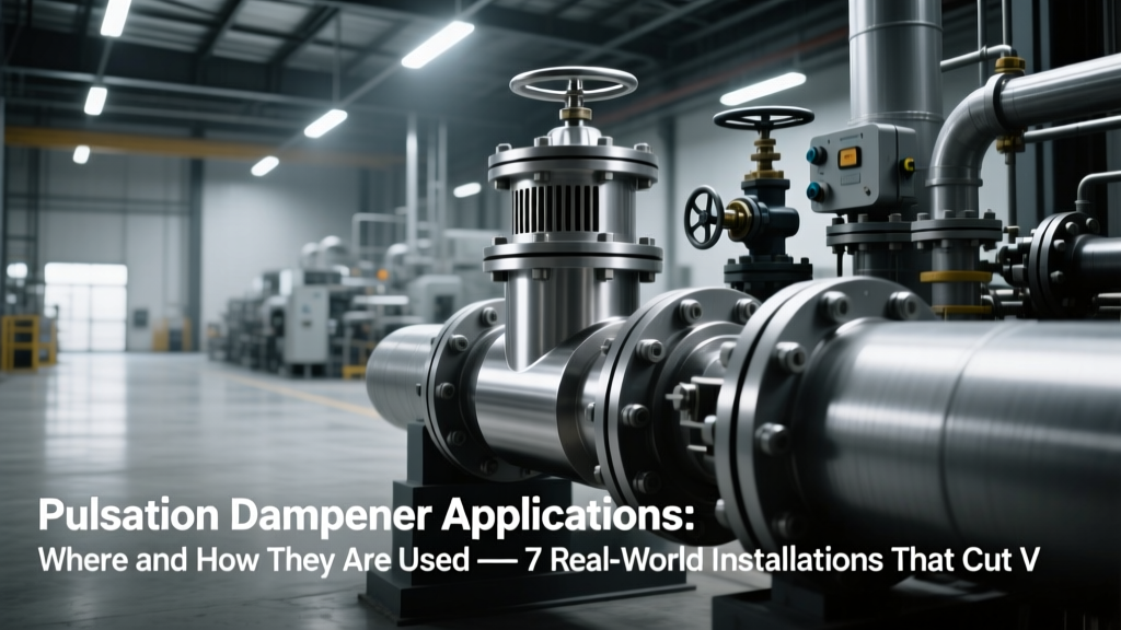 Pulsation Dampener Applications: Where and How They Are Used — 7 Real-World Installations That Cut Vibration by 62–89%, Extended Pump Life by 3.2×, and Prevented $217K in Annual Downtime (Data-Backed Field Guide)