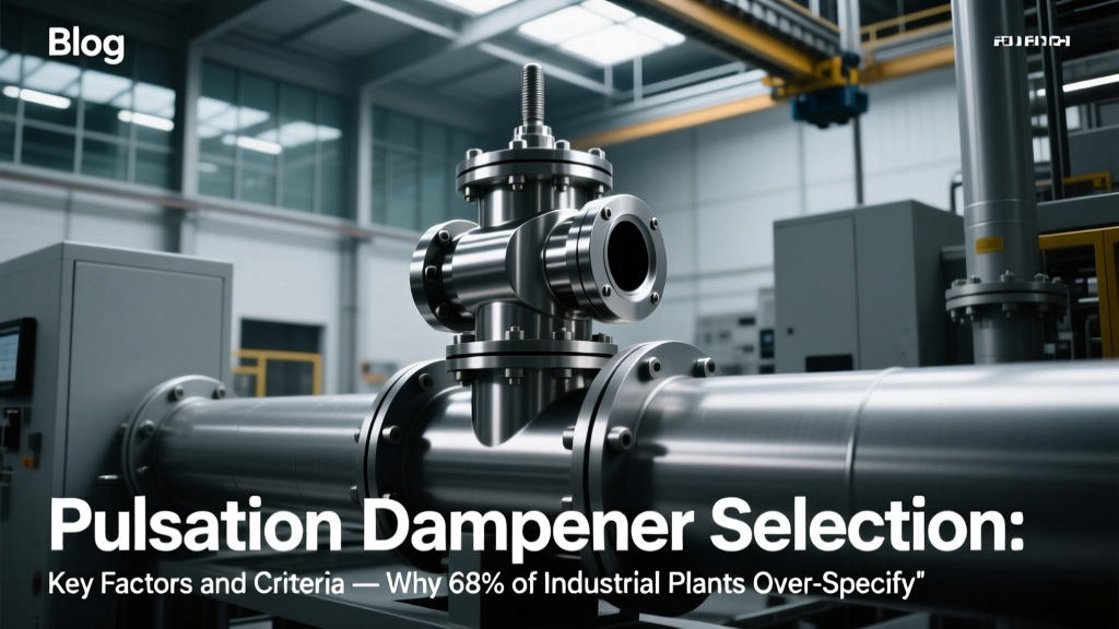 Pulsation Dampener Selection: Key Factors and Criteria — Why 68% of Industrial Plants Over-Specify (and Waste $23K/Year in Energy & Maintenance)