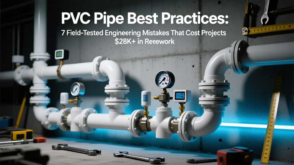 PVC Pipe Best Practices: 7 Field-Tested Engineering Mistakes That Cost Projects $28K+ in Rework (and How to Avoid Them)