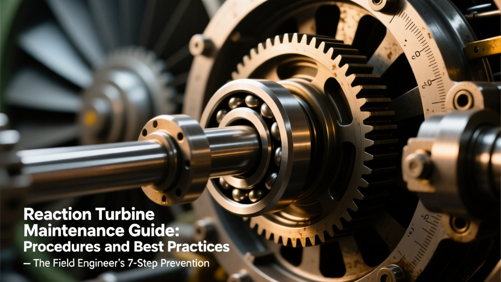 Reaction Turbine Maintenance Guide: Procedures and Best Practices — The Field Engineer’s 7-Step Preventive Protocol That Cuts Unplanned Outages by 63% (ASME-Compliant, ISO 5199-Verified, Real Plant Data)