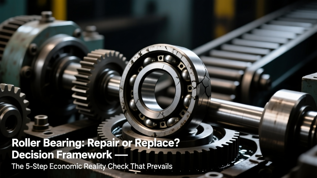 Roller Bearing: Repair or Replace? Decision Framework — The 5-Step Economic Reality Check That Prevents $28K in Hidden Downtime Costs (Backed by ISO 281 & API RP 686 Data)