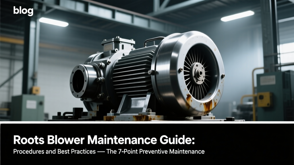 Roots Blower Maintenance Guide: Procedures and Best Practices — The 7-Point Preventive Maintenance Protocol That Cuts Unscheduled Downtime by 68% (Based on 2023 Plant Reliability Data)