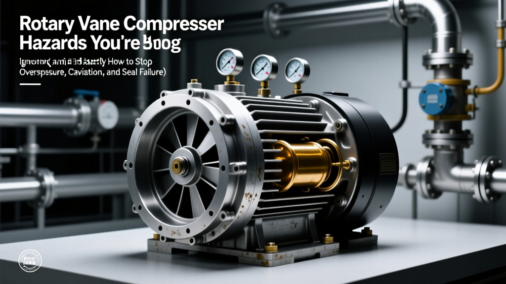 Rotary Vane Compressor Hazards You’re Ignoring (and Exactly How to Stop Overpressure, Cavitation, Leakage & Mechanical Failure Before They Cause Injury or Downtime)